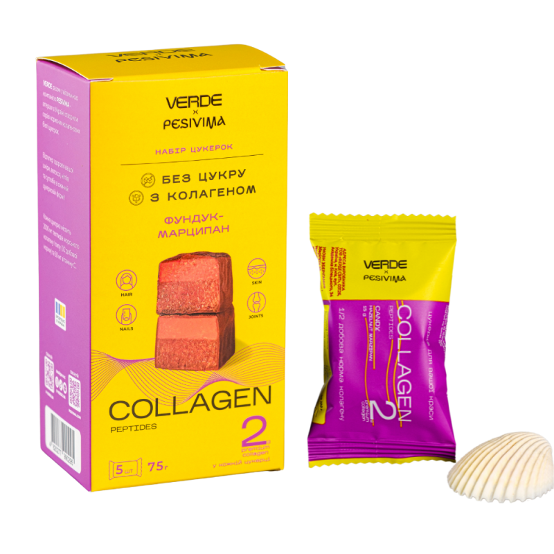 Set of Collagen candies – Hazelnut-Marzipan
