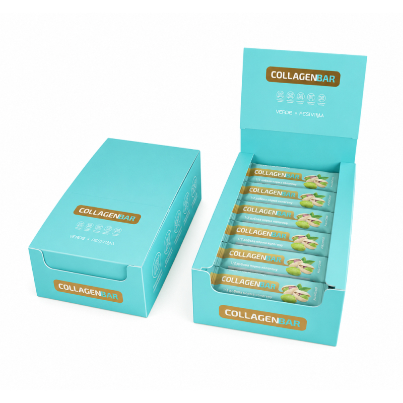 Батончики Collagen Фісташка 16 шт
