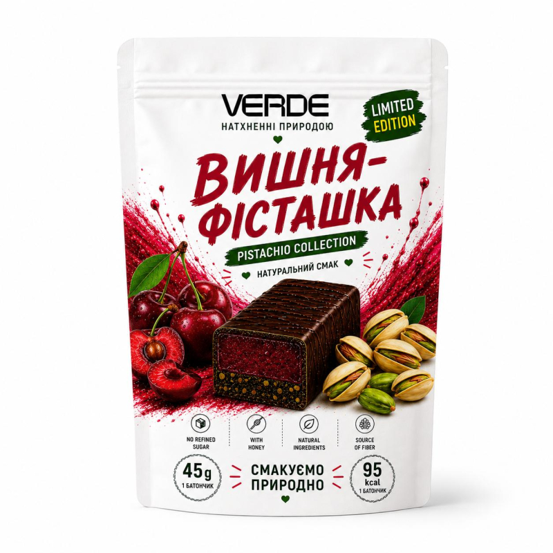 Батончики Вишня – Pistachio Collection 10 шт