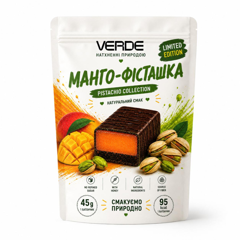 Батончики Манго-маракуйя – Pistachio Collection 10 шт